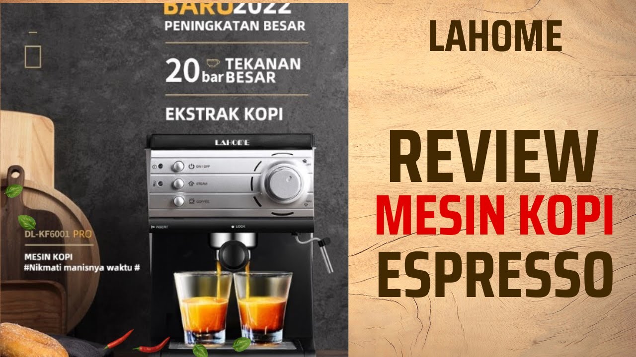 REVIEW & TUTORIAL CARA MEMAKAI MESIN KOPI ESPRESSO Donlim KF6001 | DL-KF6001 Espresso Coffee Maker