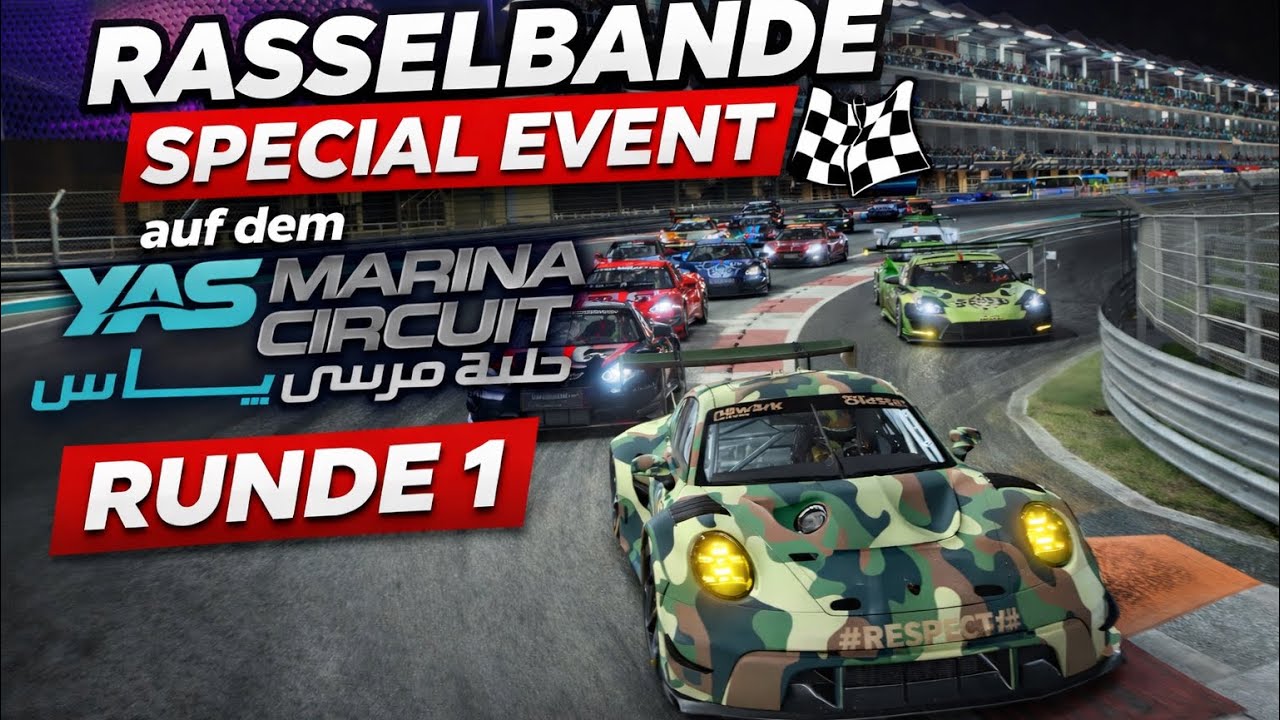 GT7- Rasselbande Mini Event Runde 1- Highlights auf dem Yas Marina Circuit