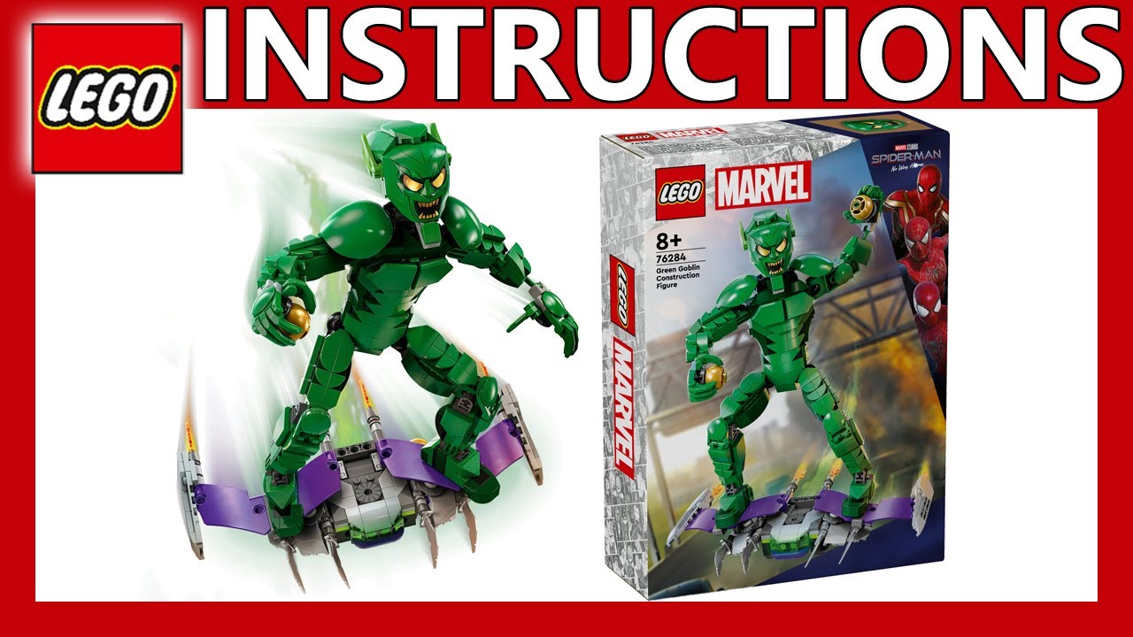 LEGO instructions | Green Goblin Construction Figure | 76284 | LEGO Marvel 2024