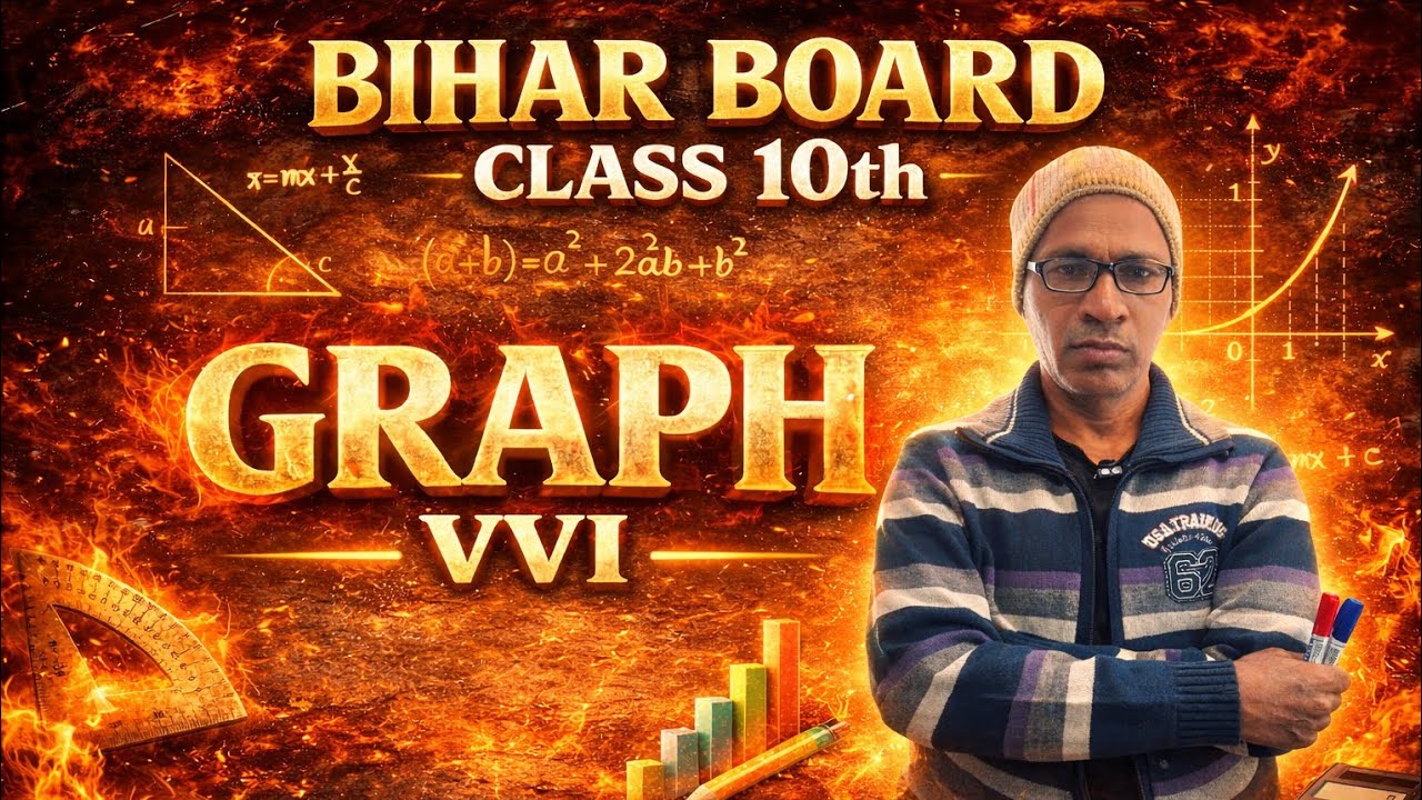 Class #10th solved #math subject graph bihar board me puchha jaye ga /study with vijay 