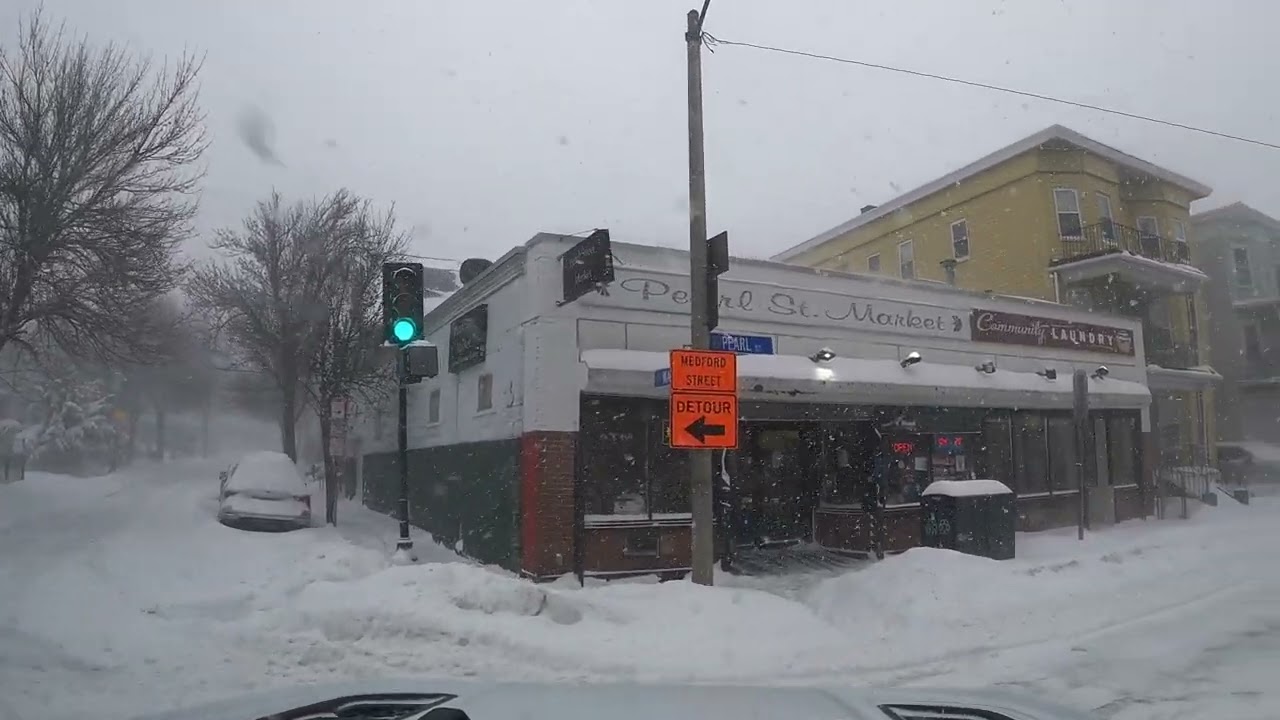 Boston Snow Storm | Nor'easter | Snow Drive | 01/29/2022