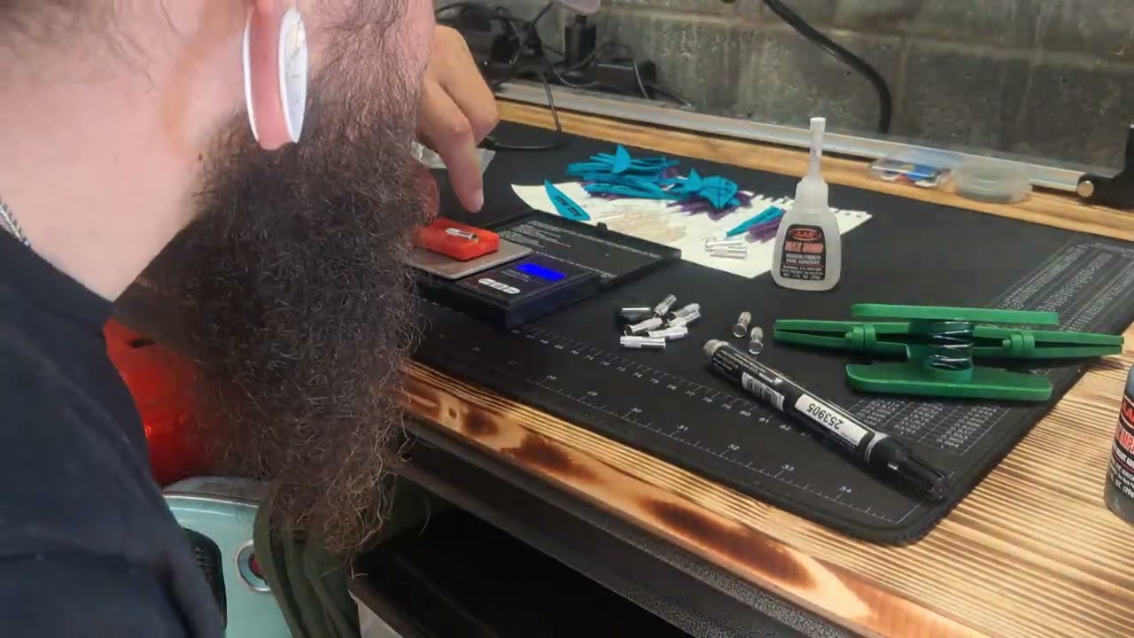 Building custom arrows for my lady on valentines day!  Arrow building Asmr. 