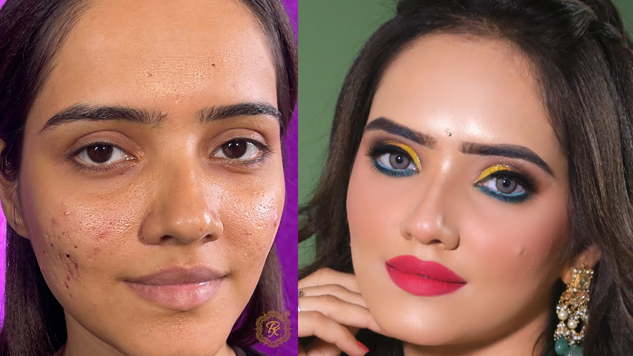 Pimple skin makeup | pura makeup step by step  | @pkmakeupstudio