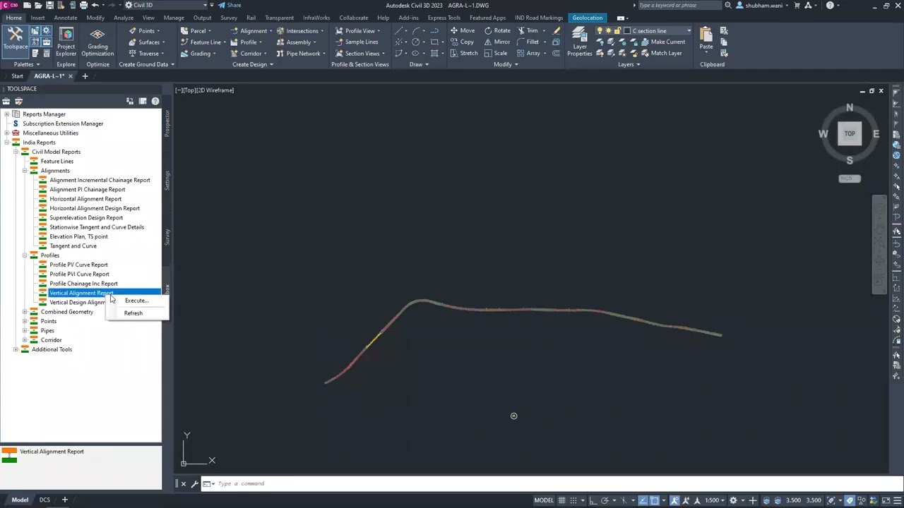 Easy Report Generation for Linear Projects in Civil 3D