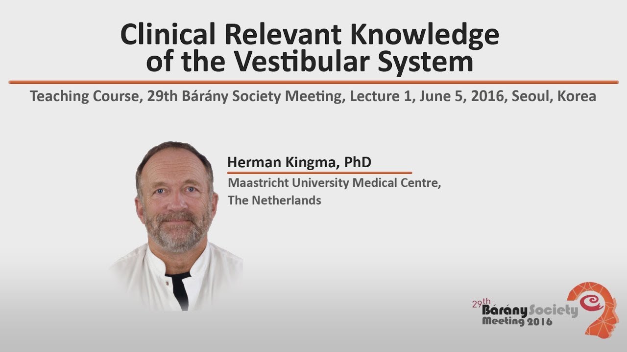 Clinical Relevant Knowledge of the Vestibular System