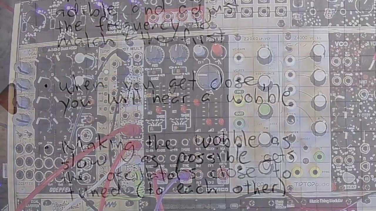 How to tune two oscillators to each other (no talking)