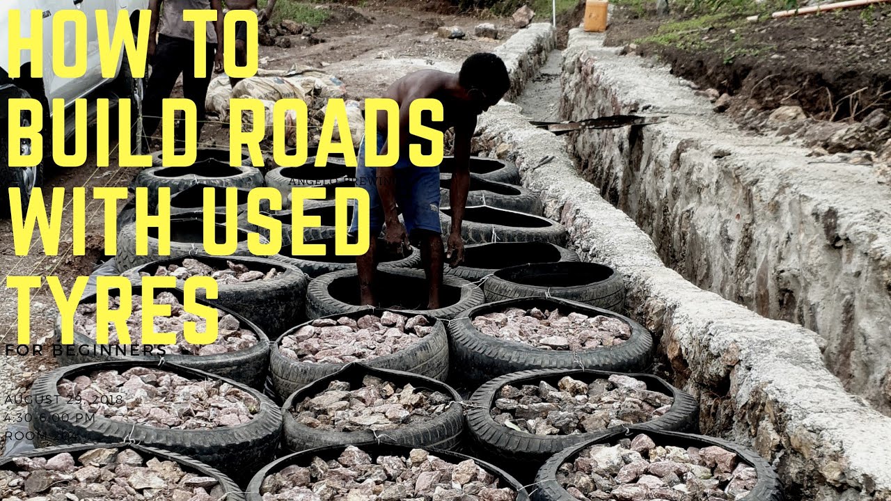 Build Roads With Used Tyres
