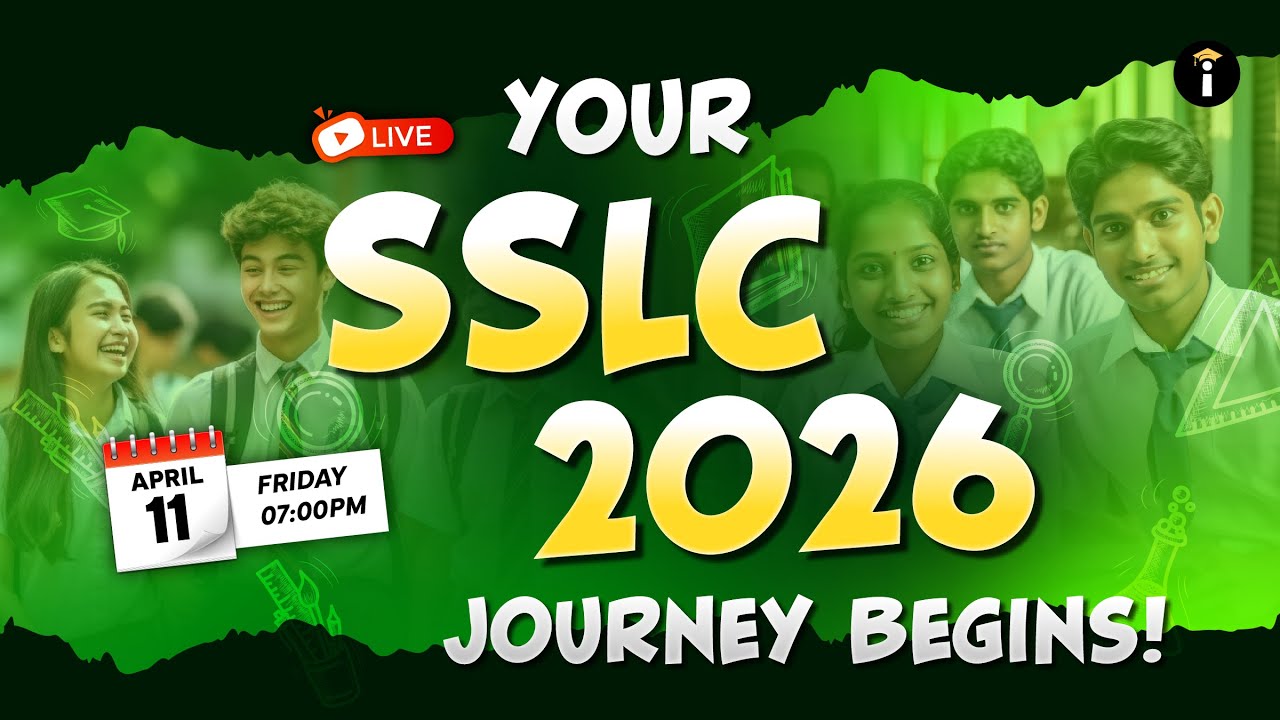 🚀 Kickstart Your SSLC 2026 Journey – A New Beginning Towards Success! 🌟📘