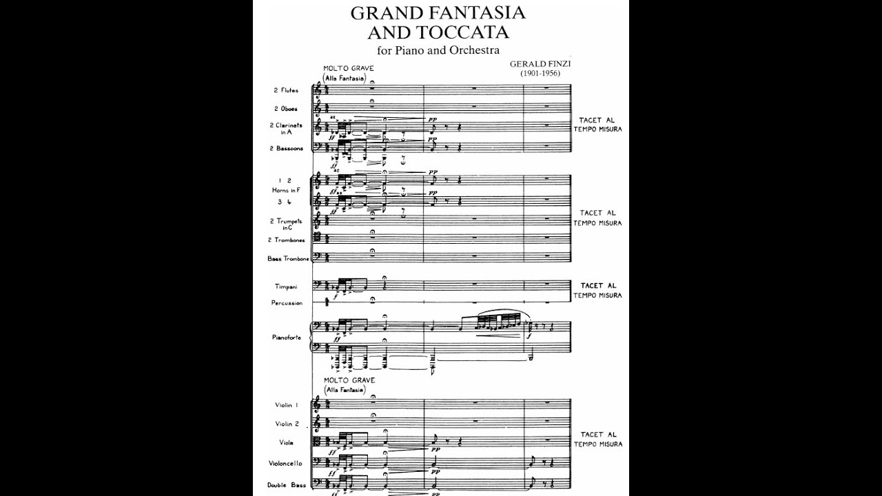 Gerald Finzi - Grand Fantasia and Toccata, Op.38