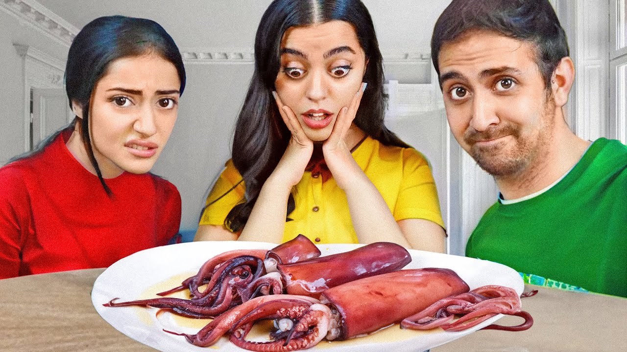 Bite, Lick Or Nothing Food Challenge 🔥 چالش جدید لیس گاز یا هیچی