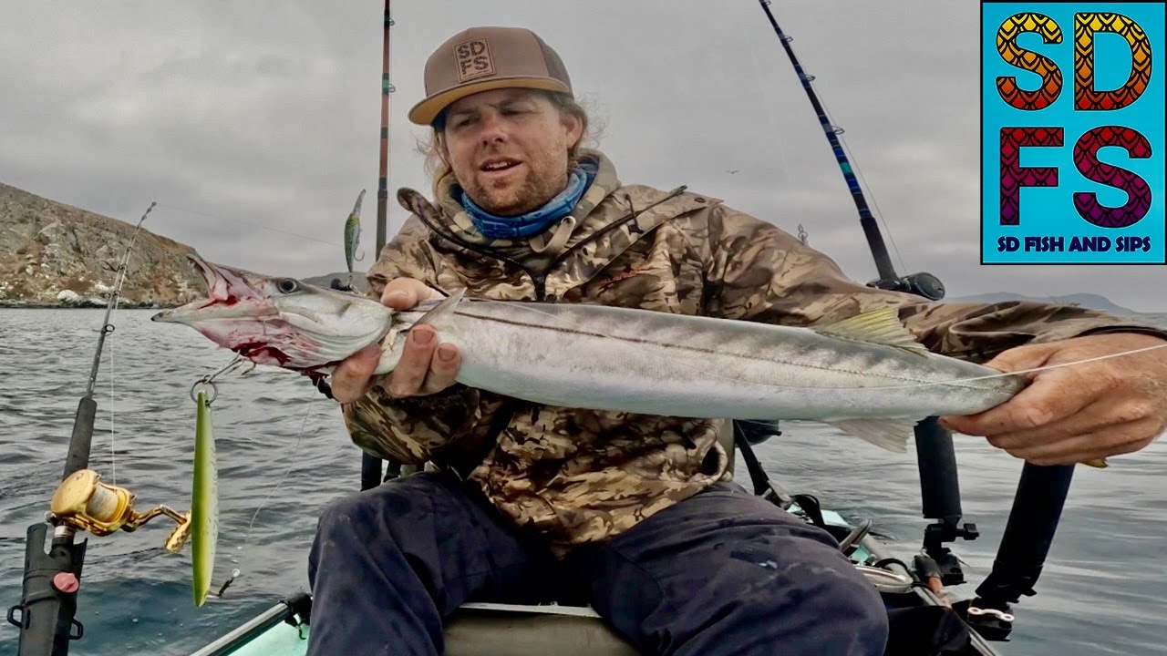 Coronado Islands Solo Skiff Fishing 20 Miles Offshore on My Motorized Kayak July 2024 SDFS