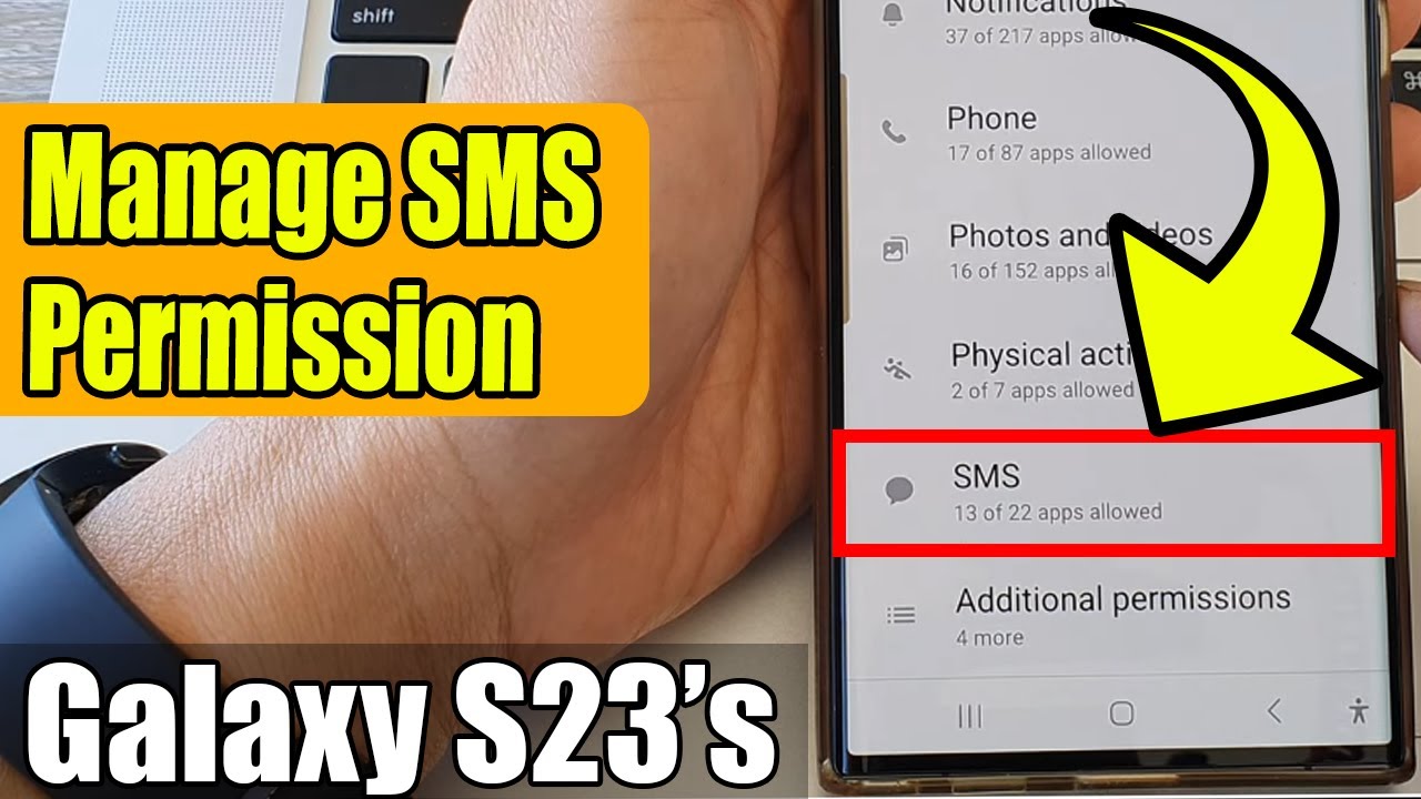 Galaxy S23's: How to Allow/Don't Allow Manage SMS Permission