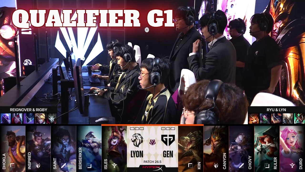 LYON vs GEN - Game 1 | Day 4 First Stand 2026 | LYON vs Gen.G G1 full game