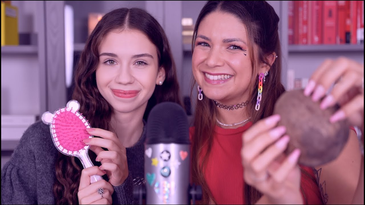 ASMR mit Elena Handtrack - Elena probiert das 1 Mal ASMR - Ich besuche TikToker Part 6