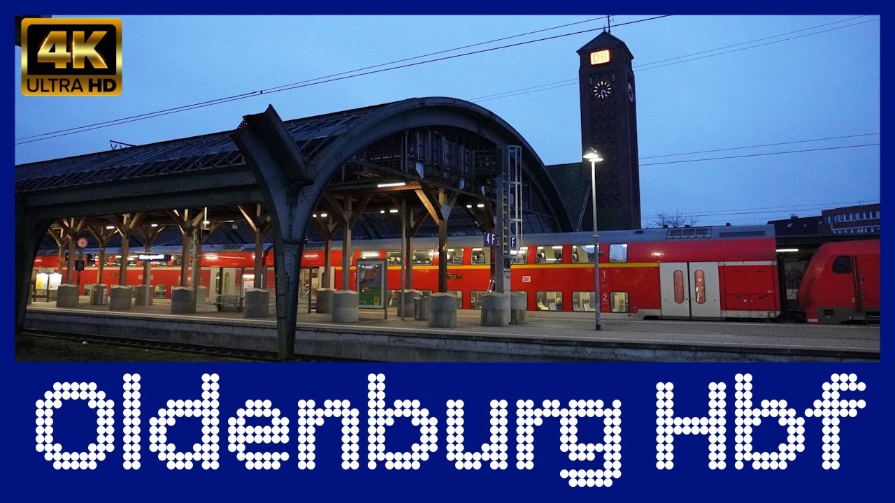 🟦 RE und IC in Oldenburg Hbf [4K/50FPS] | Kurzzug #44🟦