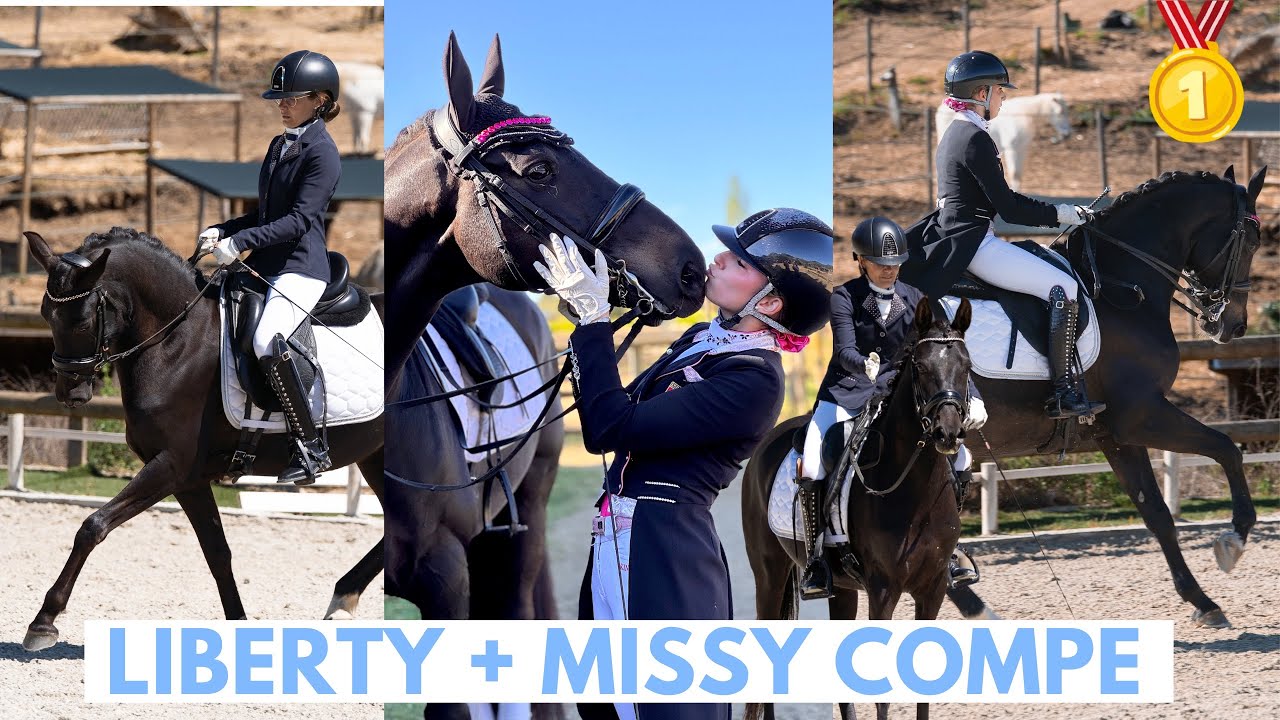 VLOG - Cristina 💕 compite con Liberty y yo compitó a Missy Fu 🦋🏆🥇 domingo de concurso!! 🤪