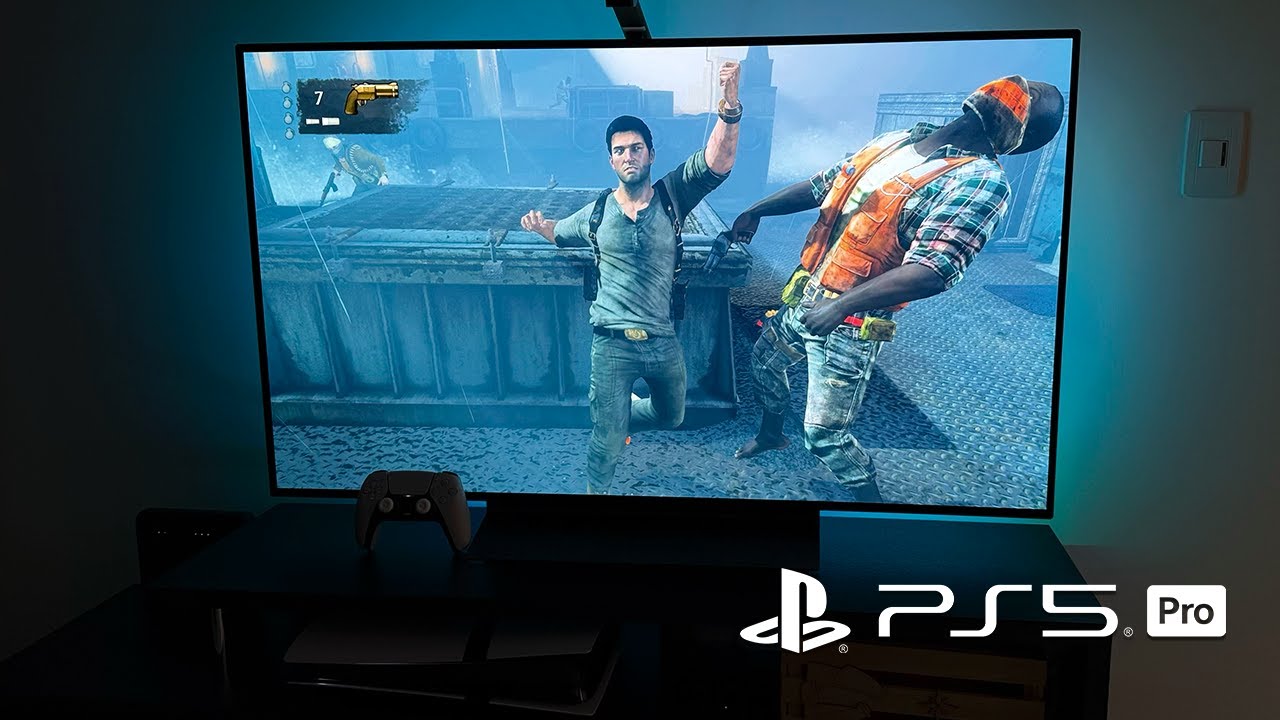 LG OLED C4 + Uncharted 3 PS5 Pro Gameplay 4K HDR | Govee TV Backlight 3