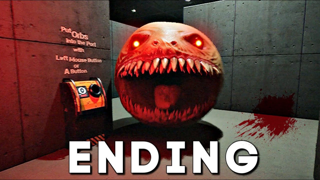 [GIANT PACMAN IS SO TERRIFYING] The Hall - Full Walkthrough Gameplay (SHORT HORROR GAME)