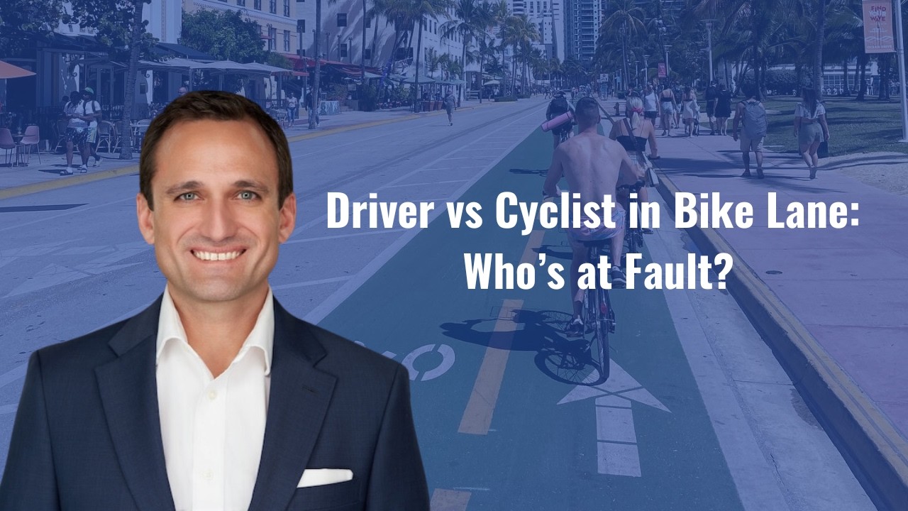 Florida Bike Lane Crash: Who Is at Fault When a Car Hits a Cyclist?