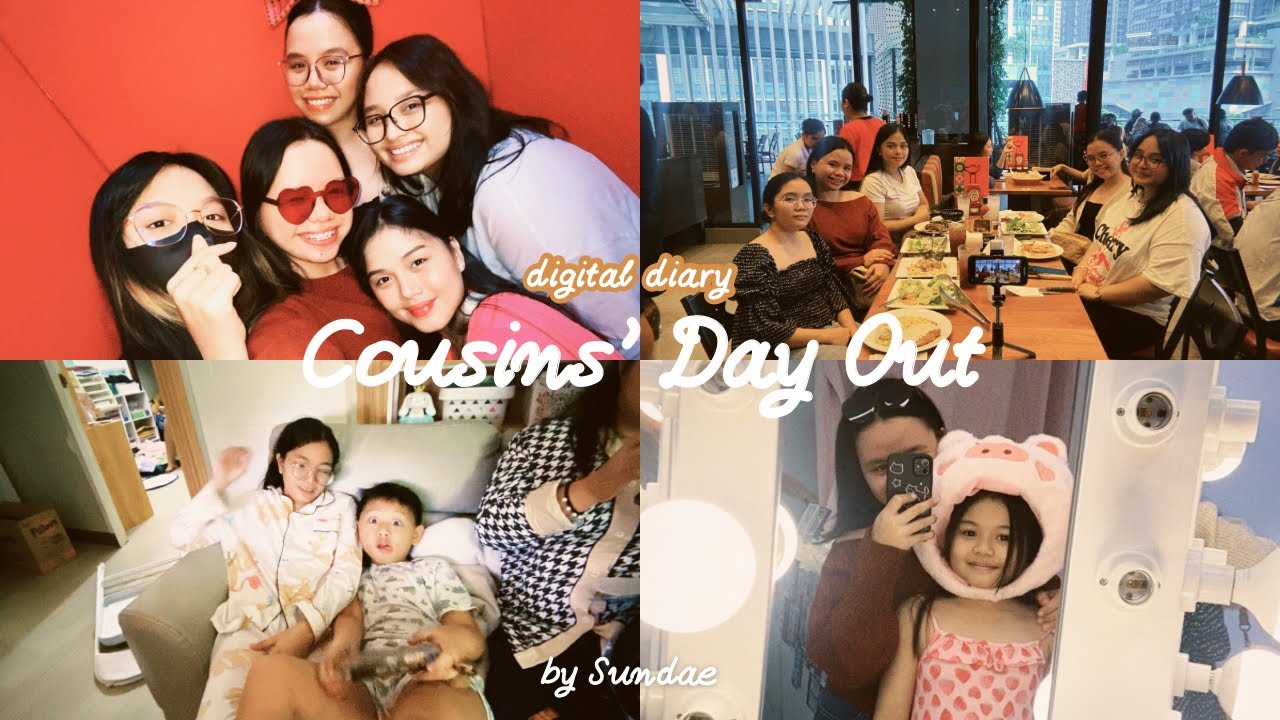 cousins' day out | chilis date + landers shopping