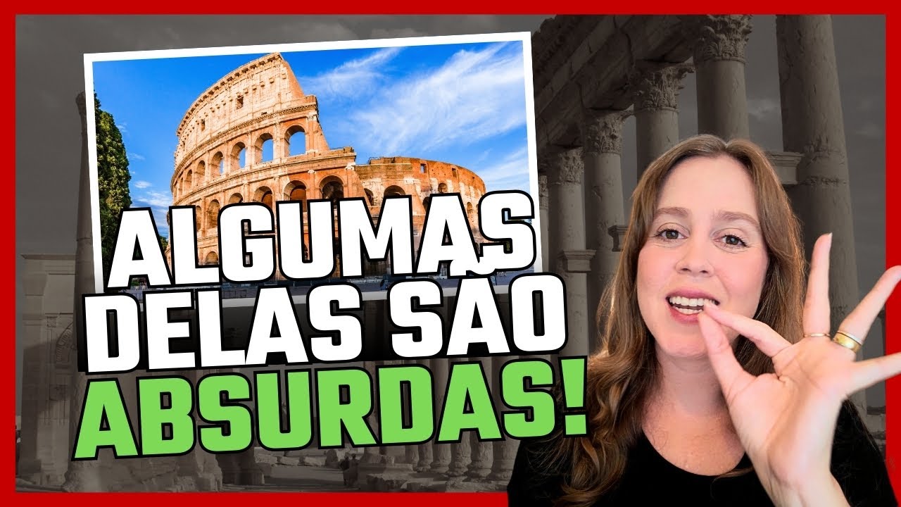 Coisas que você não faz a menor ideia, mas que existem na Itália! 🇮🇹
