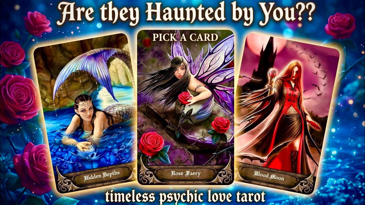 👻💞Are They Being HAUNTED By You RIGHT NOW?♥️💔PICK A CARD🌹💫 collab w/ @thehighmaintenancehippietarot 