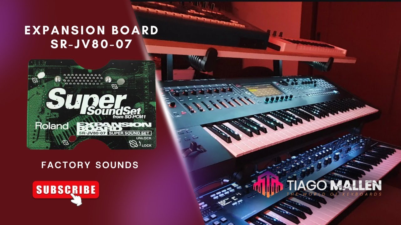 PLACA ROLAND SR-JV80 07 (Super SoundSet) Factory Sounds by TIAGO MALLEN #roland
