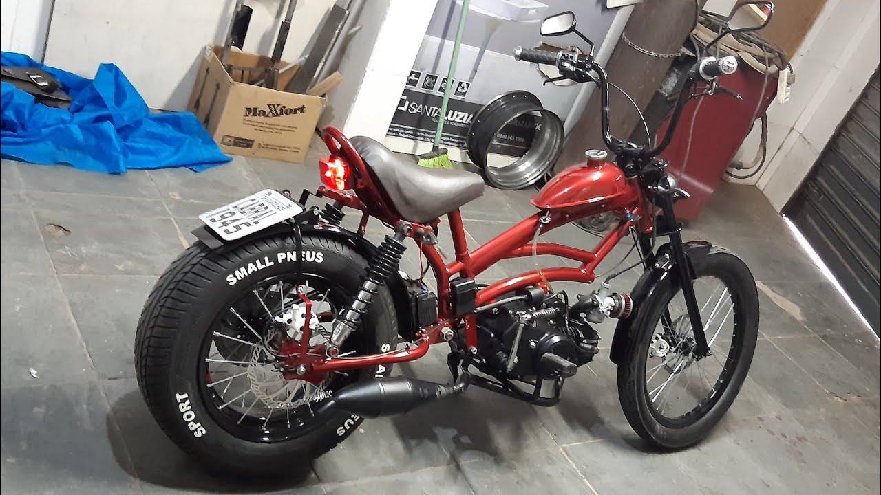 Entrega da moto chopper do seu Raimundo e o teste drive