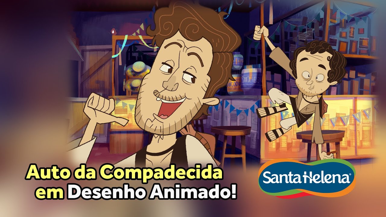 Auto da Compadecida em Desenho - Comercial Santa Helena - Festas Juninas.
