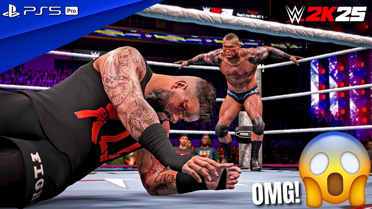 WWE 2K25 - Randy Orton vs. Kevin Owens - Full Match at WrestleMania 41 | PS5 Pro [4K60]