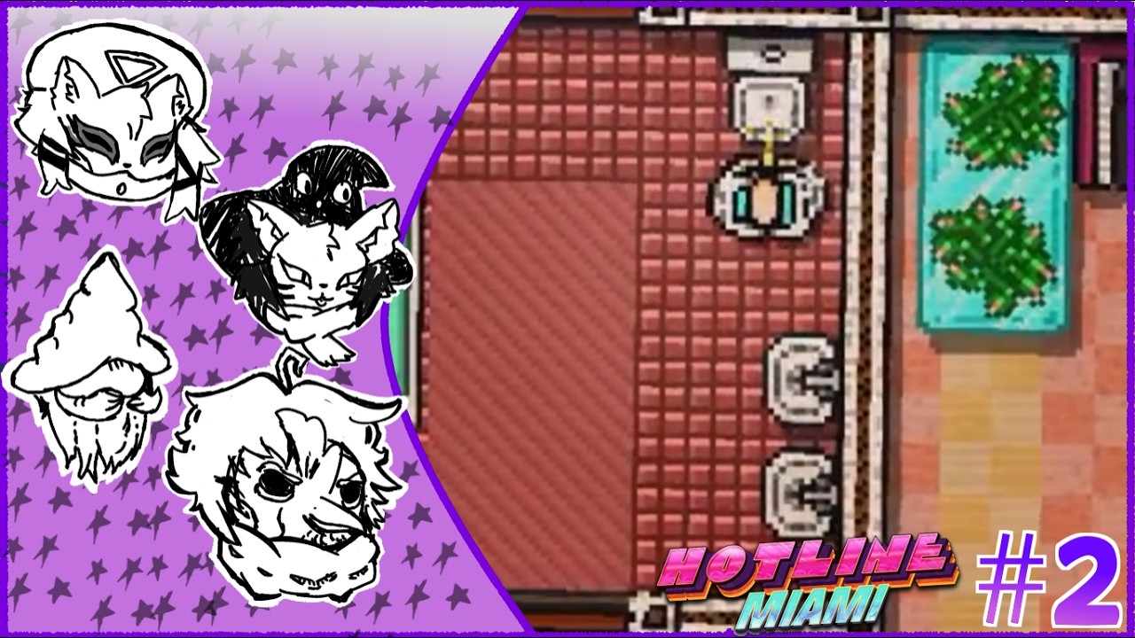 tortura medieval de rato😨😰[hotline miami] ep 2