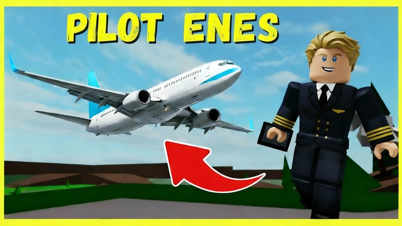 UÇAKTA PİLOT OLDUM😱✈️ROBLOX Brookhaven🏡RP