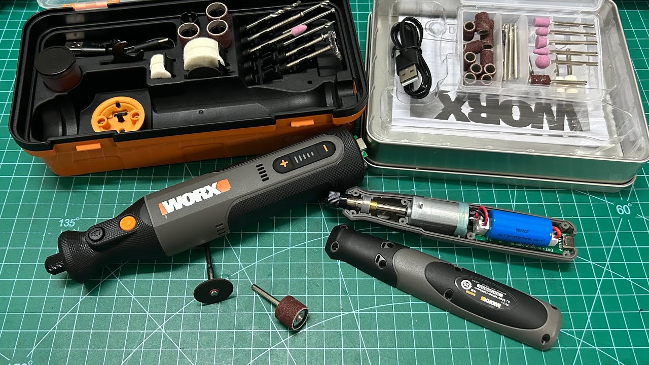 Review Máy Mài, Đánh Bóng Mini Worx Wx106 - Wx750