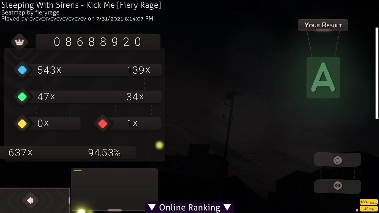 Kick Me [Fiery Rage] 1xmiss+sb 637/839x