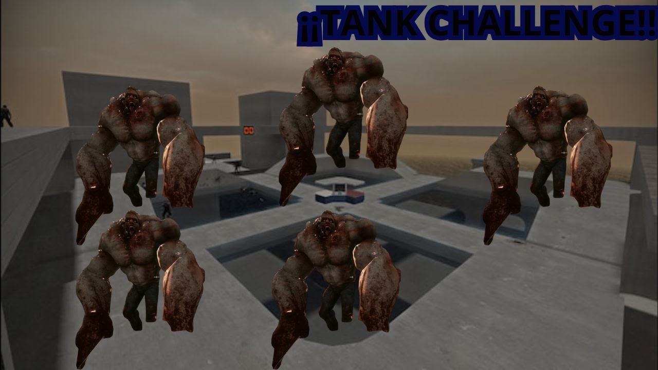 L4D2 TANK CHALLENGE MATAR A TODOS LOS TANKS