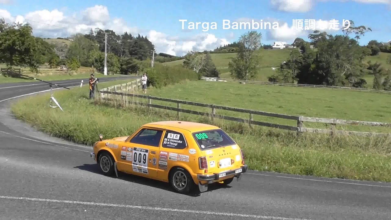 篠塚建次郎選手 東京大学＆ホンダ学園関東校 海外ラリー初優勝!  TeamMUSASHI /Targa Bambina NEWZEALAND/Winner :KenjiroSHINOZUKA