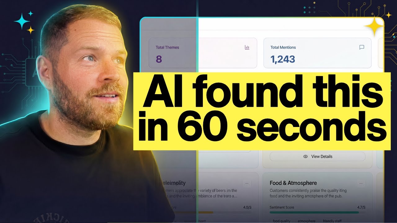I Built an AI That Analyzes 1,000+ Customer Reviews in Seconds!!