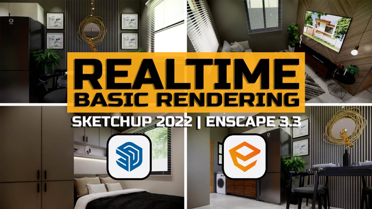 GETTING STARTED RENDERING IN ENSCAPE 3.3 | Real Time Basic Rendering | #enscape #tutorial