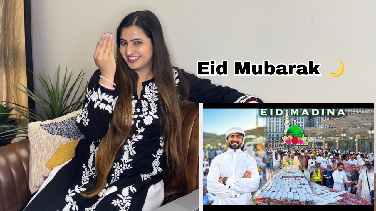 First Time Eid in Madina| Indian Reaction | Sidhu Vlogs| Abdul Malik Fareed|