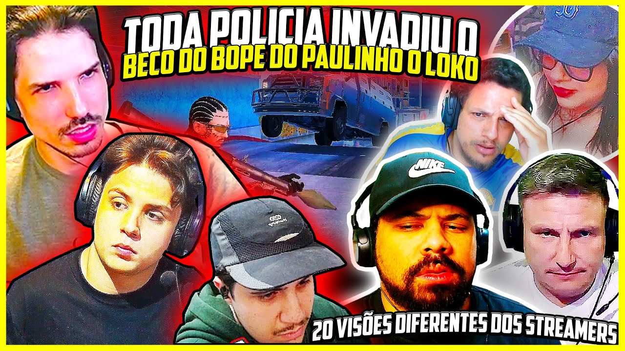 PAULINHO o LOKO vai se VINGAR!😱 BECO do BOPE foi INVADIDO por TODA POLICIA da CAPITAL CITY GTA RP