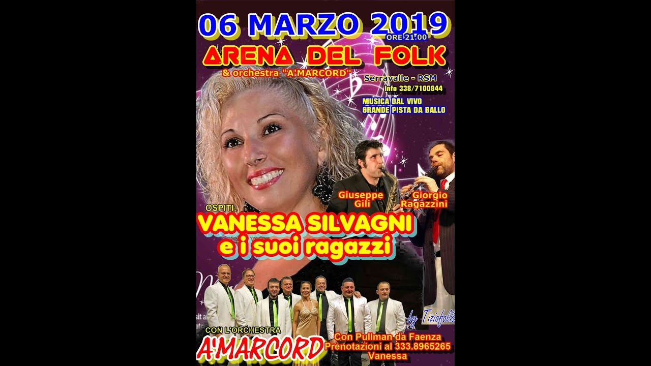 ARENA DEL FOLK 2019 ottava serata con Vanessa Silvagni  Prima parte