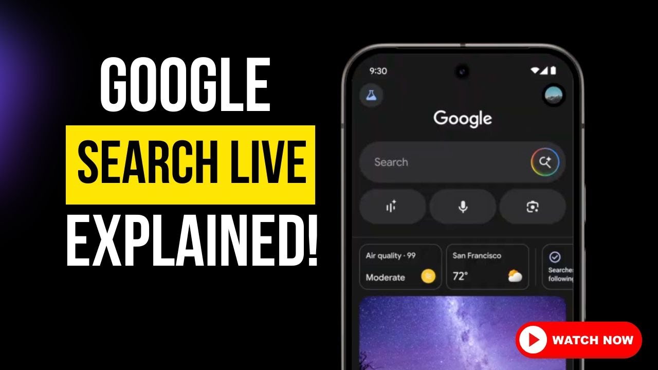 Google Search Goes Live: Real-Time AI Voice Chats Are Here!