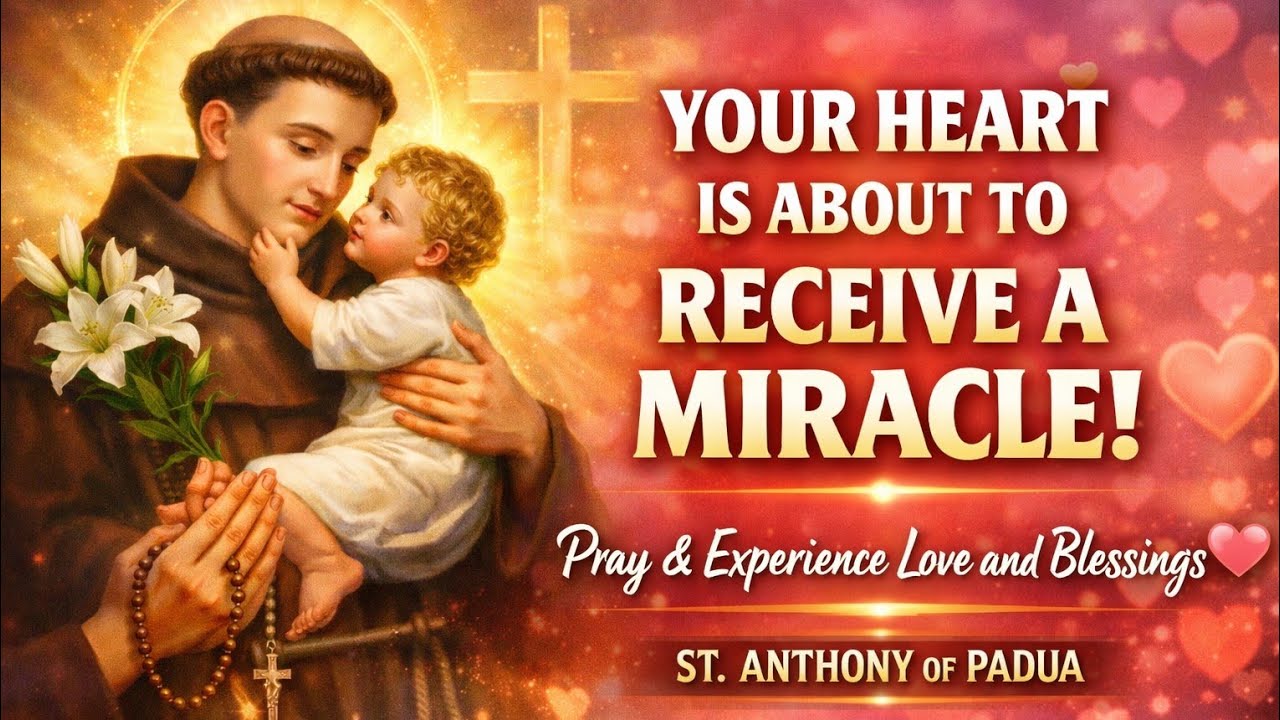 🙏❤️‍🔥THIS PRAYER ATTRACTS TRUE LOVE | SAINT ANTHONY VALENTINE MIRACLE✨🙏