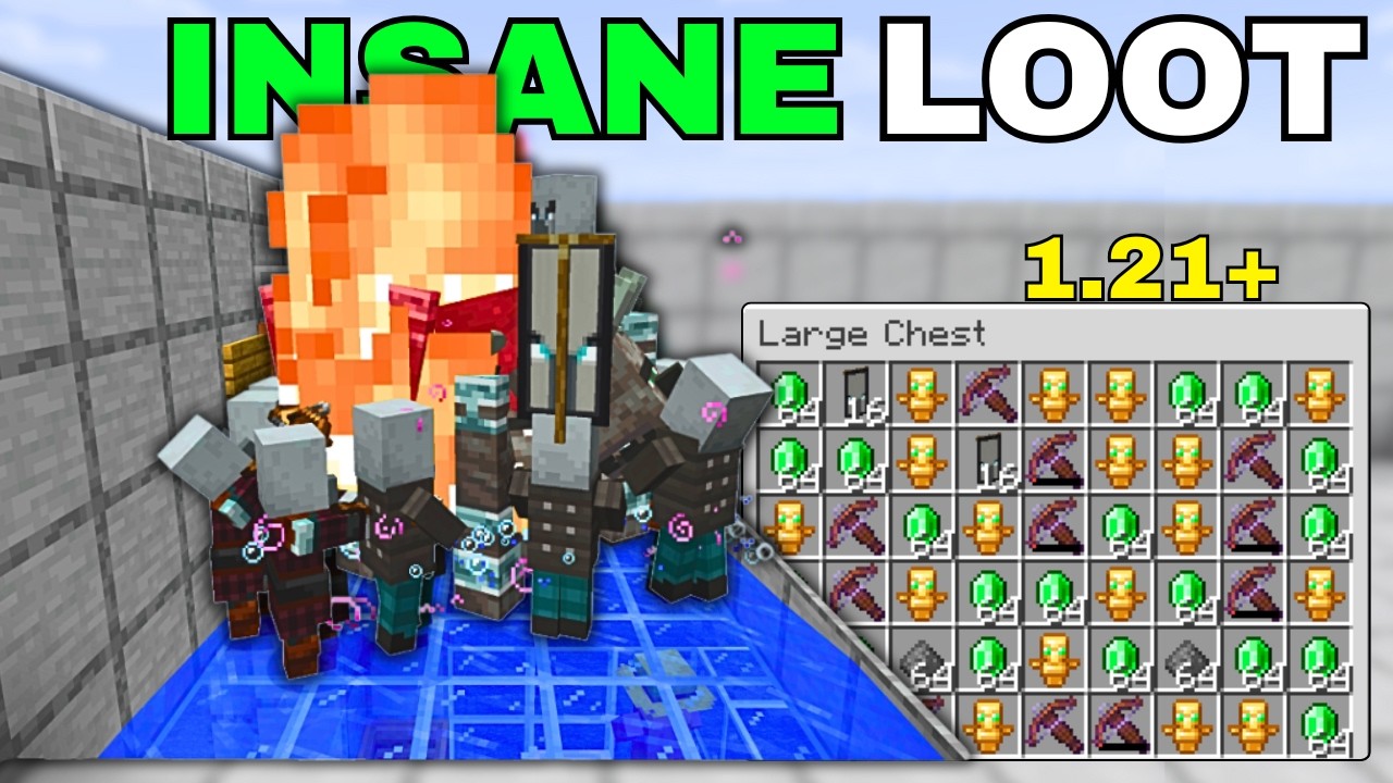 Most Simple RAID Farm Minecraft 1.21.11+ - NEW Tutorial