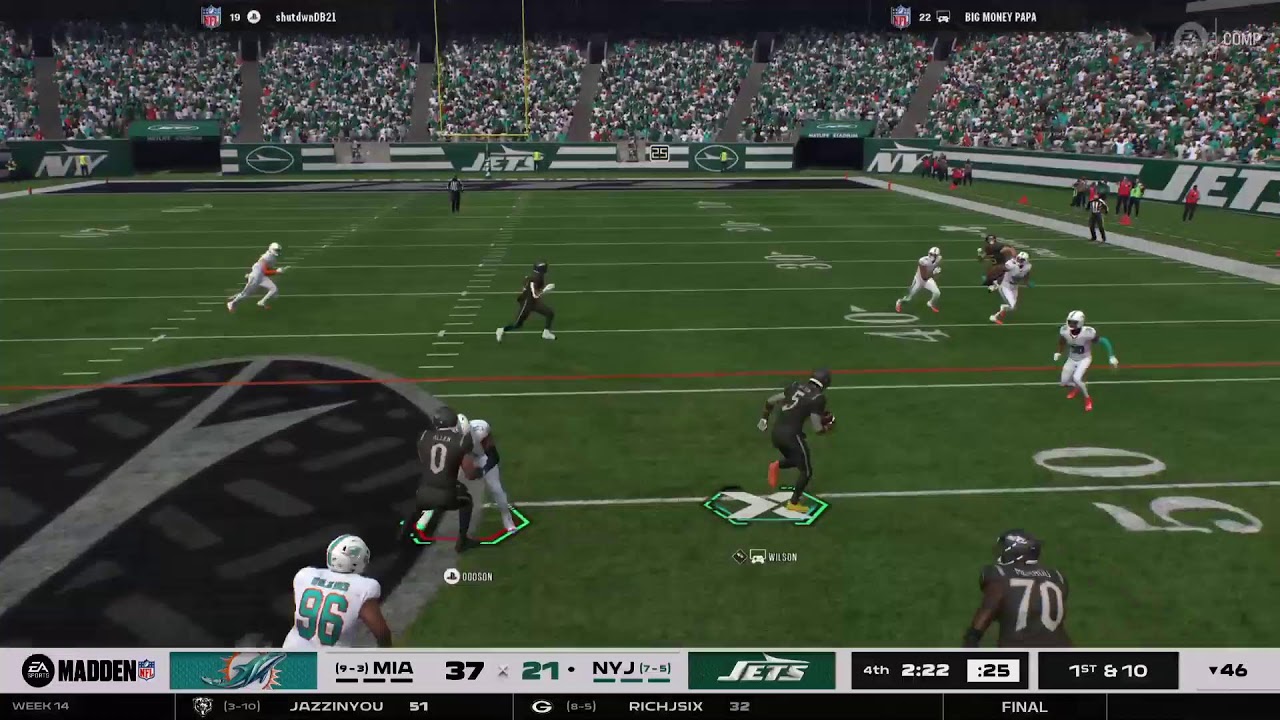 Dolphins vs Jets