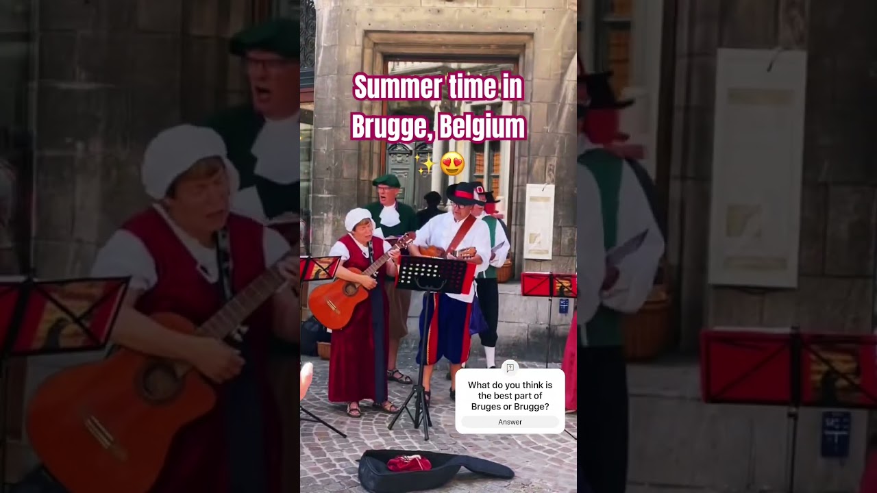 Summertime at Brugge, Belgium #nightchanges #holidaysineurope #citytour