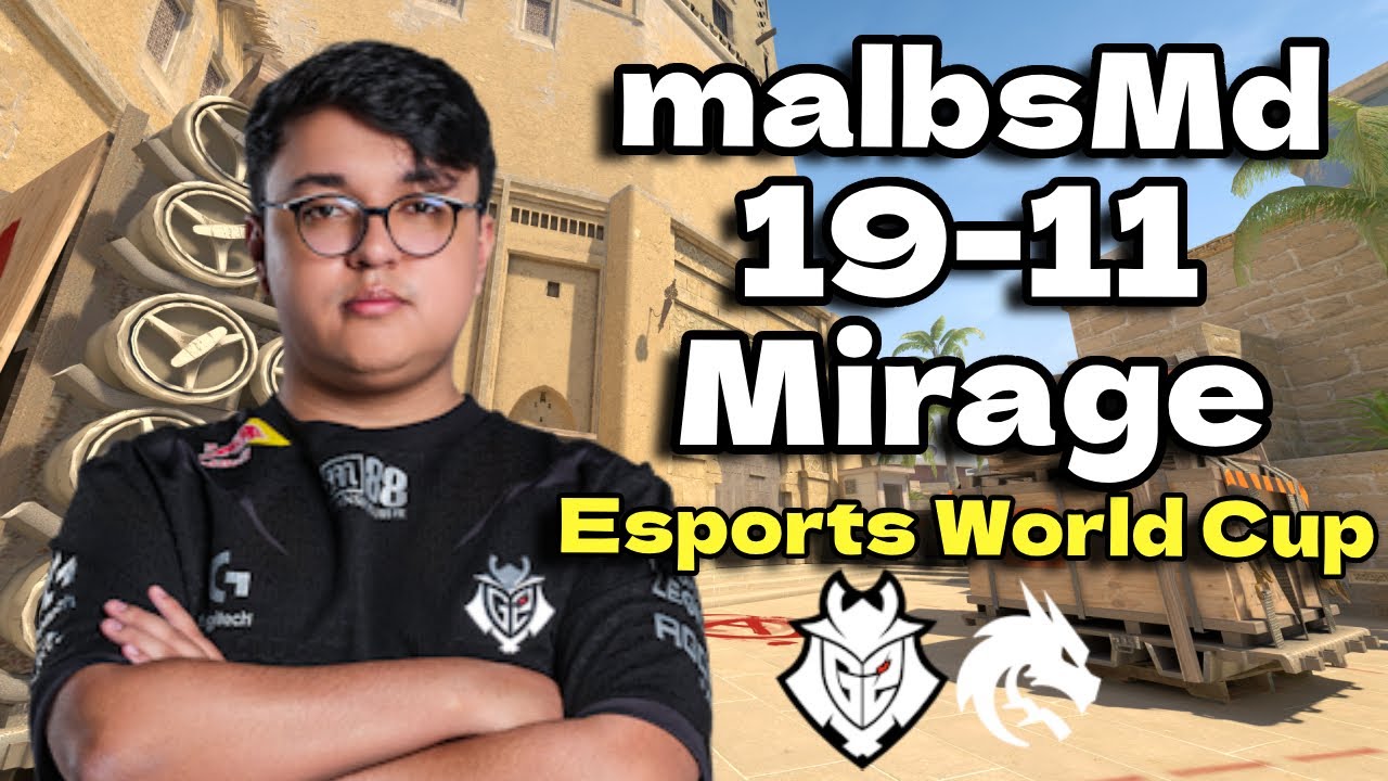 CS2 POV | G2 malbsMd (19/11) vs Spirit (Mirage) Esports World Cup 2024