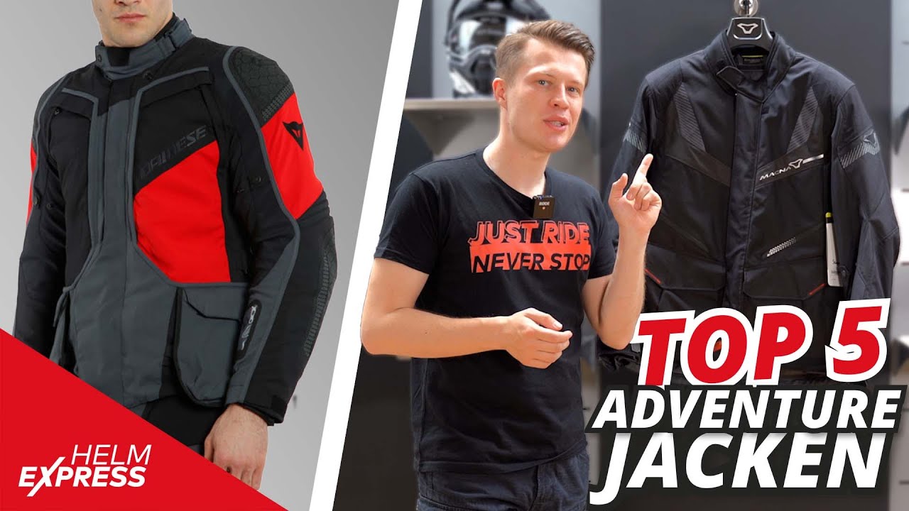 Top 5 Tourenjacken 🧥 Motorrad Textiljacken für alle Fälle! ❌ @Helmexpress TV