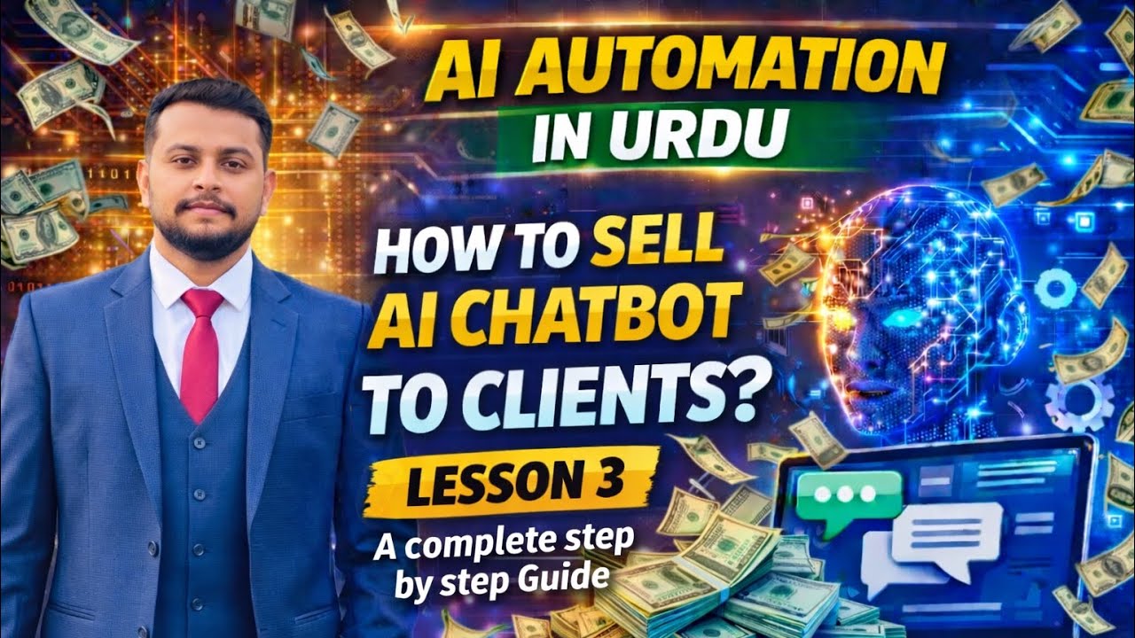 AI Automation in Urdu – Lesson 3 | How To Sell Ai Chatbot? | Ali Builds Ai