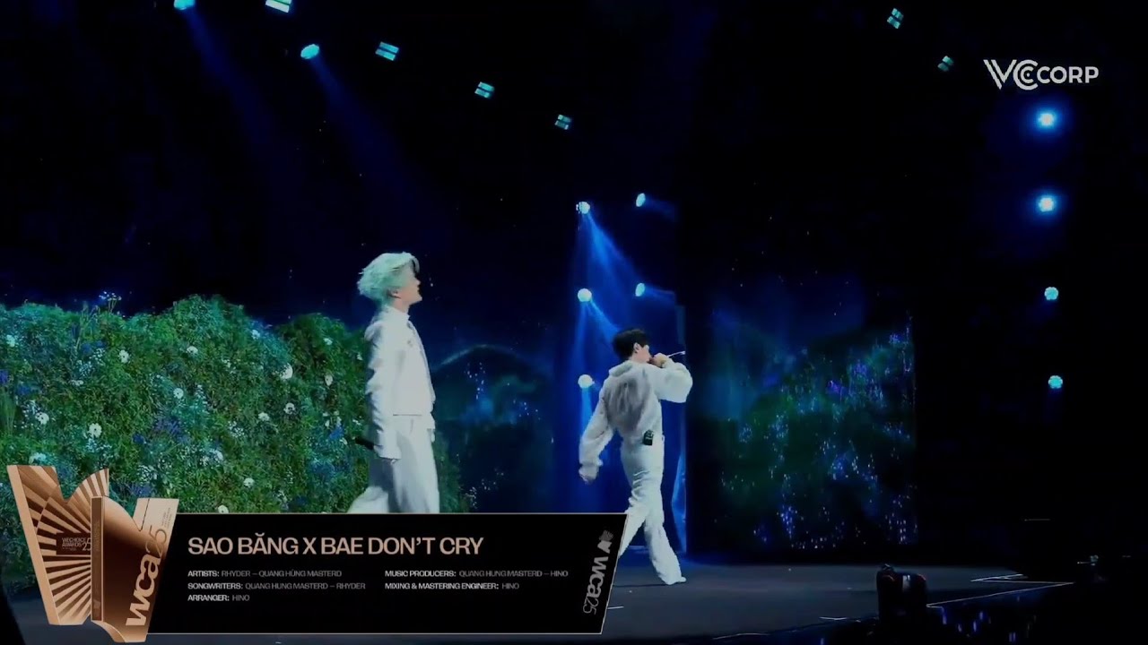 Sao Băng &times; Bae Don't Cry - Rhyder, Quang H&ugrave;ng MasterD tại Wechoice Awards 2025